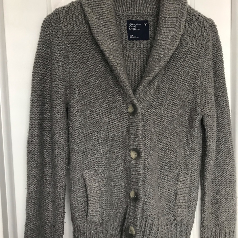 Gray sweater